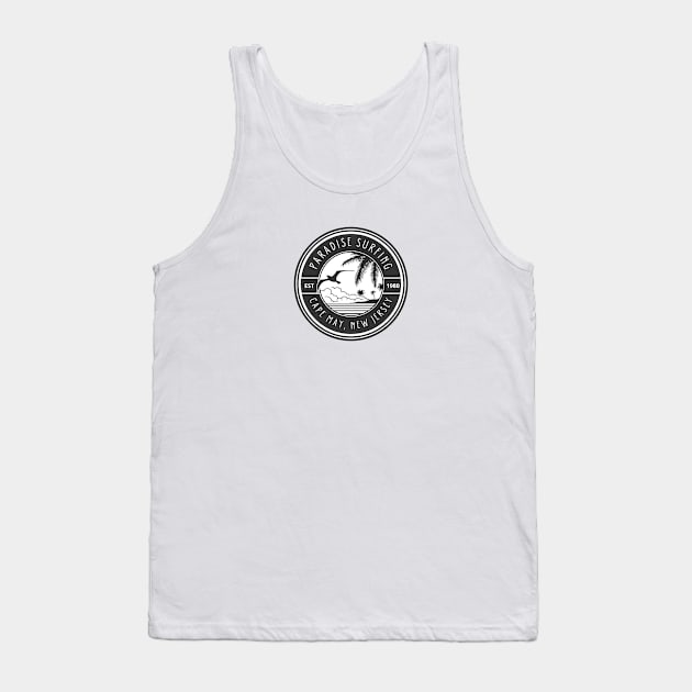 Cape May, NJ - Surfing Design Tank Top by Labidabop